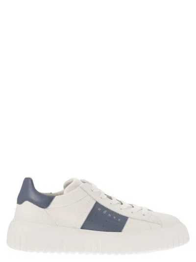 Hogan Sneakers  H Stripes In White/avio