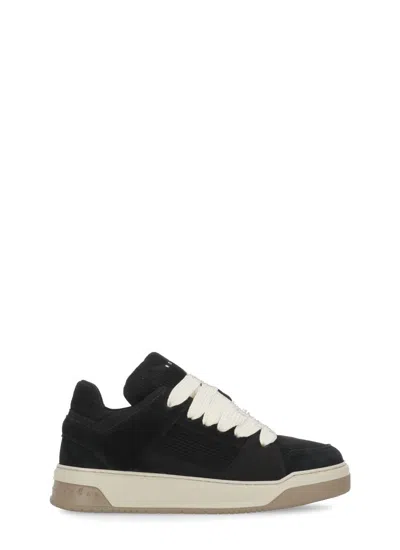 Hogan Sneakers Lace-up Padded Collar In Black