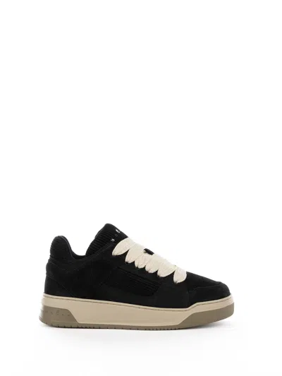 Hogan Sneakers Lace-up Padded Collar In Black