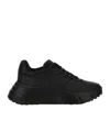 Hogan Woman Chunky Sneakers In Black