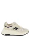 Hogan H669 Lace-up Leather Shoes In Ivory