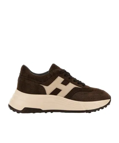Hogan Sneakers  Hi-fi In Brown