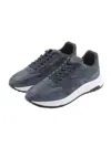 Hogan Hyperlight Leather Sneakers In Blau