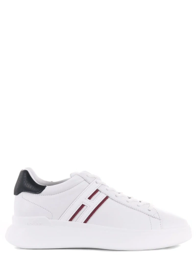 Hogan Sneakers  In Pelle Disponibile Store Scafati Pompei In Bianco/bordeaux