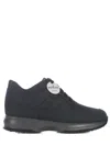 Hogan Interactive Low-top Sneakers In Blu Scuro