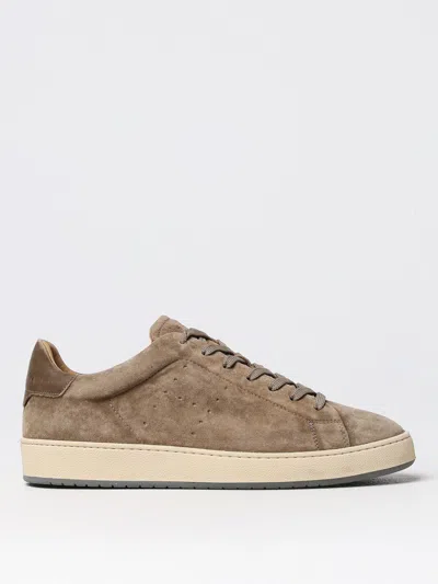 Hogan H672 Allacciato H Fori Sneaker In Beige