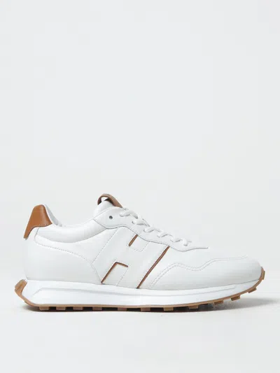Hogan H601 Leather Low-top Sneakers In White