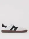 Hogan Sculpted Sneakers With Contrasting Accents In White