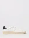 Hogan Leather Sneakers With Perforated Round Toe In White