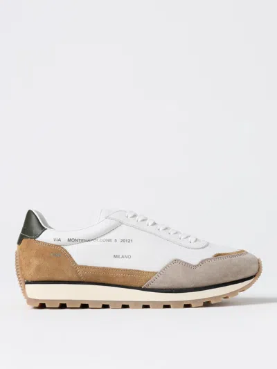Hogan Running 86er Suede Leather Black Blue Dove In White