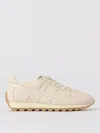 Hogan H693 Yogurt-colored Smooth Leather Sneakers In Multi