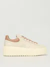 Hogan Sneakers H-stripes In Nappa Bianca Donna In Multi