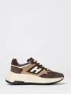 Hogan Brown Rebel Logo Sneakers In Brown
