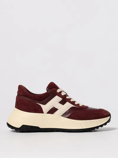 HOGAN SNEAKERS HOGAN WOMAN COLOR BURGUNDY,H31854050