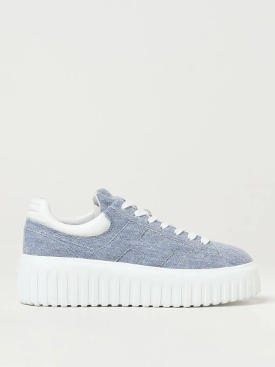 HOGAN SNEAKERS HOGAN WOMAN COLOR GNAWED BLUE,F31928011