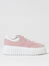 Hogan Sneakers In Denim H-stripe Rosa In Nude & Neutrals