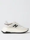Hogan H669 Lace-up Leather Shoes In White