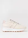 Hogan Leather Sneakers With Contrasting Profiles And Studs In White