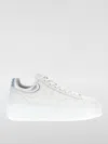 Hogan Striped Leather Lace-up Sneakers With H Detail In White