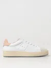 Hogan Leather Sneakers With Suede Toe In Weiss