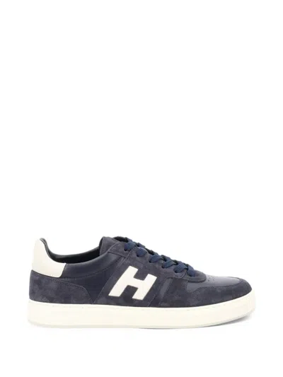 Hogan Sneakers H-tv Logo-patch In Blue