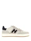 Hogan Lightweight Leather And Mesh Athletic Sneakers In White