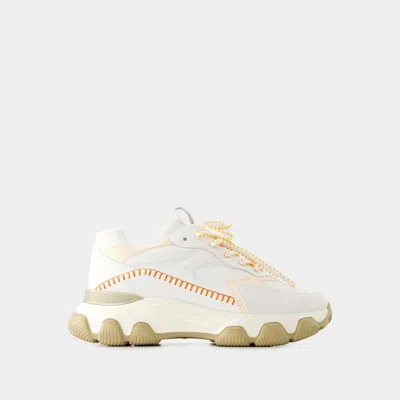 HOGAN SNEAKERS HYPERACTIVE - HOGAN - CUIR - BLANC/MARRON