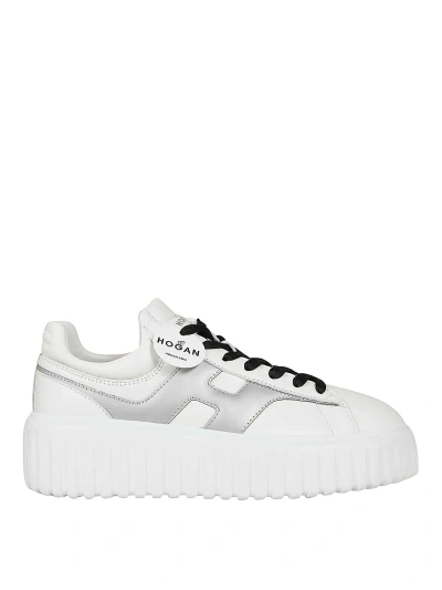 Hogan Trainers In Nappa In White
