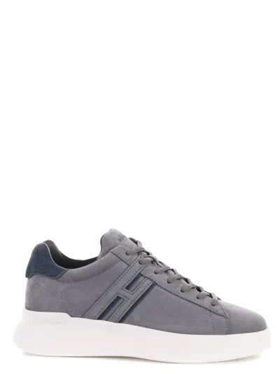 Hogan Sneakers In Nubuck In Grigio