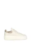 Hogan H-stripes Low-top Sneakers In Beige
