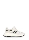 Hogan H669 Lace-up Leather Shoes In Beige