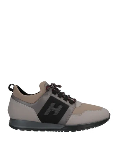 Hogan Sneakers In Khaki