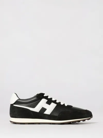 Hogan H699 Leather Sneakers In Black