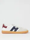 Hogan Cool Leather Sneakers With Nappa And Suede Inserts In White