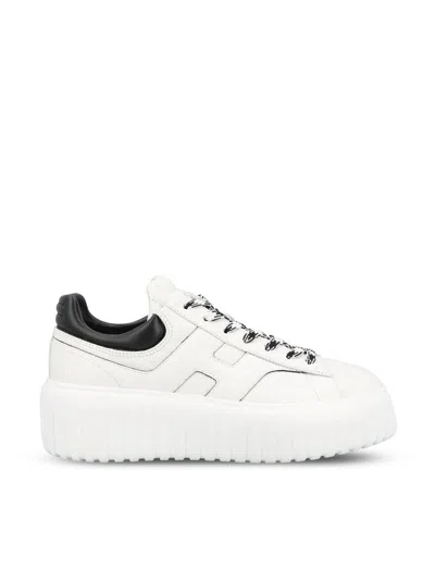 Hogan H-stripe Low-top Sneakers In White