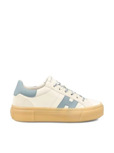 Hogan H705 Platform Sneakers In Neutral