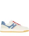 Hogan Logo-patch Low-top Sneakers In Multicolour
