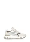 Hogan Urban Luxe Leather And Fabric Sneakers With Memory Foam Comfort In Multicolour