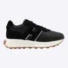 Hogan H641 Black Leather Sneakers