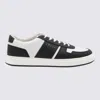 Hogan Round Toe Low Top Sneakers With Contrast Panels And Rubber Sole In Black