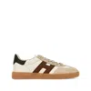 Hogan Cool White Leather Sneakers In Multi