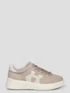 Hogan Low Top Sneakers With Rubber Sole And Suede Upper
