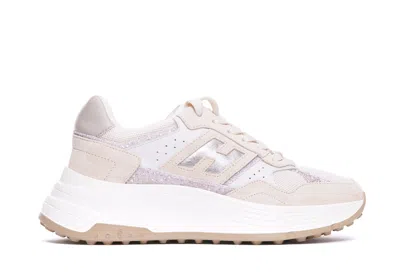 Hogan Stylish Sneakers With 6.5 Cm Heel For Women In Multi
