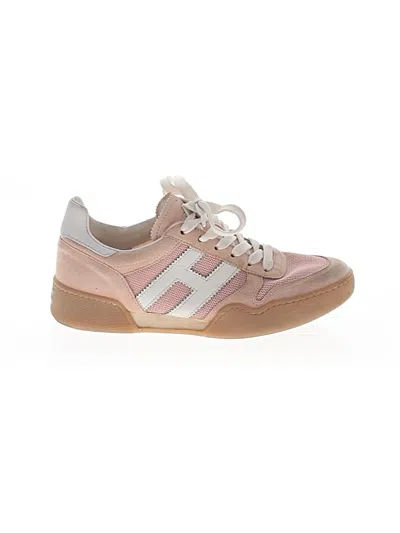 Pre-owned Hogan Sneakers In Pink