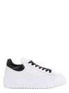 Hogan H-stripes Low-top Sneakers In White