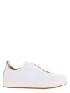 Hogan White Slip On Sneakers In White