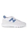 Hogan Interactive3 Sneakers In Suede And Nylon In White