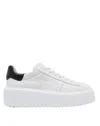 Hogan H645 Leather Sneakers In White