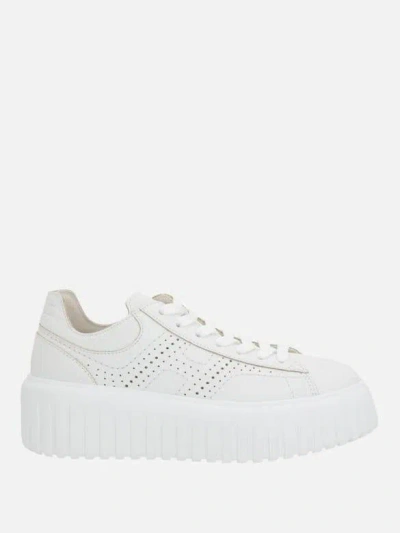 Hogan Low Top Sneakers H-stripes In White