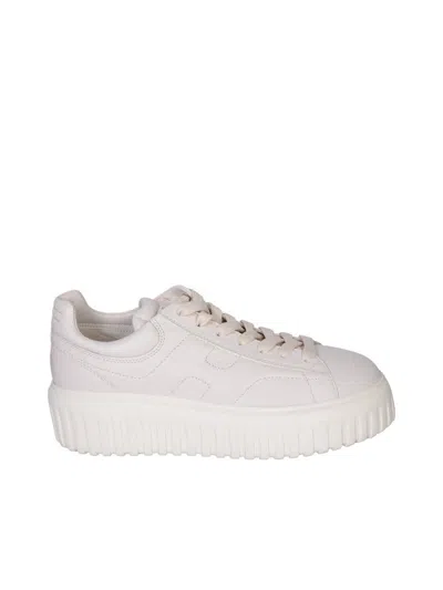 Hogan Trainers In White